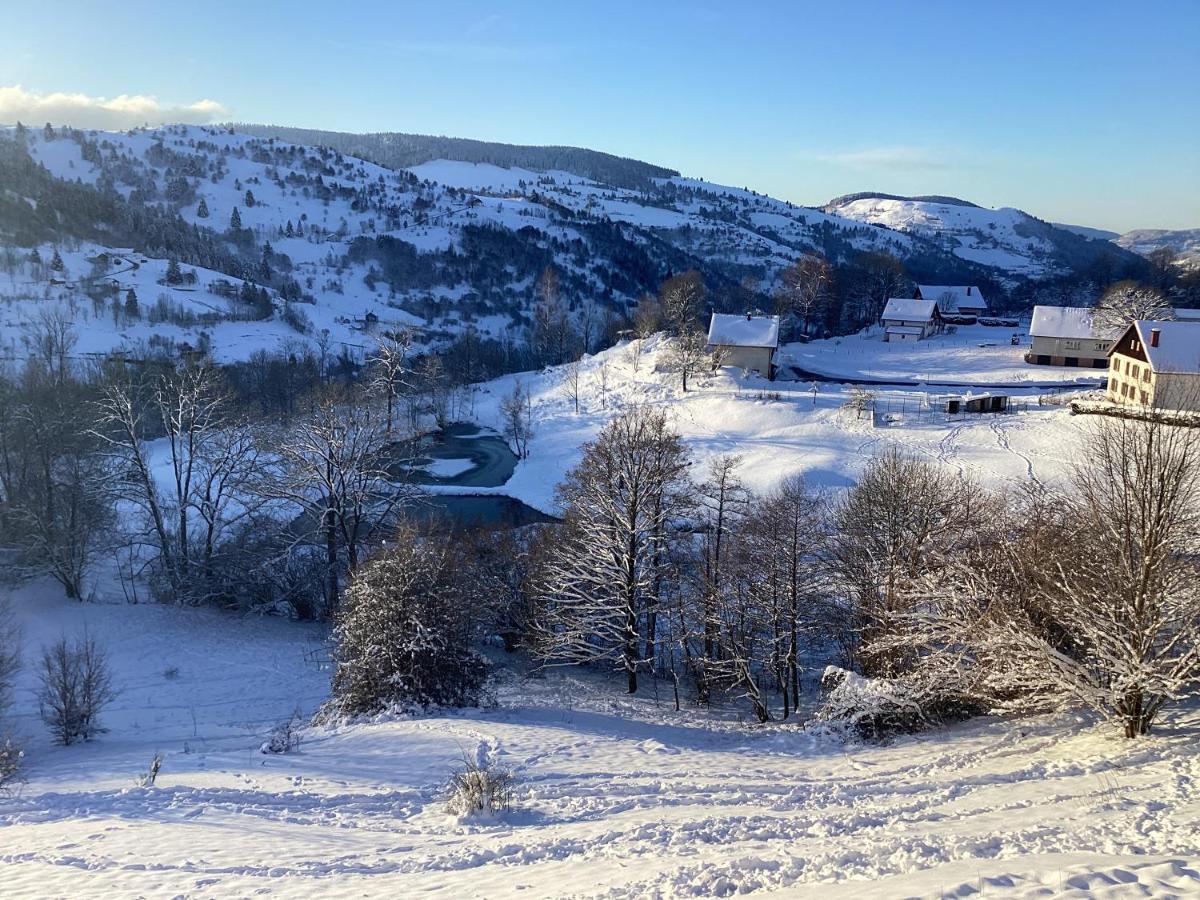 Les Chalets Bambi & Jacuzzi Privatif ラ・ブレス エクステリア 写真