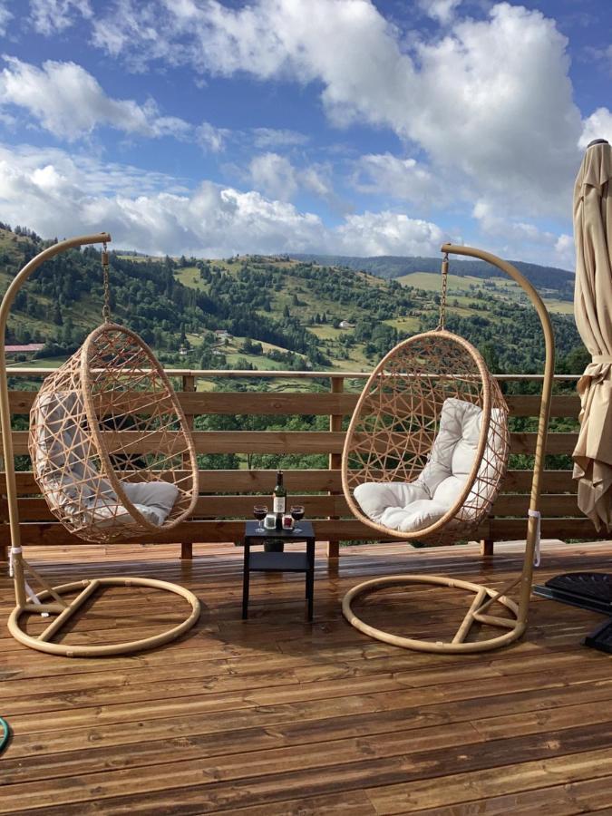 Les Chalets Bambi & Jacuzzi Privatif ラ・ブレス エクステリア 写真