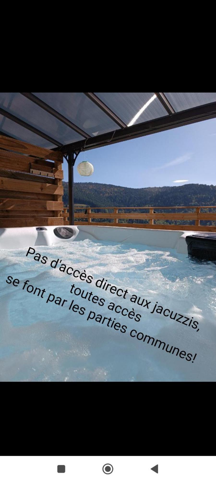 Les Chalets Bambi & Jacuzzi Privatif ラ・ブレス エクステリア 写真